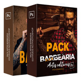 Pack Barbearia 180 Artes Editáveis Photoshop Psd