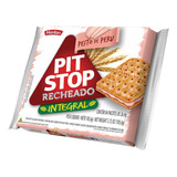 Pack Biscoito Integral Recheio Peito De Peru Marilan Pit Stop Pacote 105,6g 4 Unidades