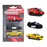 Pack C/ 3 Sos Cars - Bombeiro Policia Resgate - Majorette