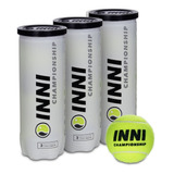 Pack C 3 Tubos De Bolas De Tênis Inni Championship selo Itf
