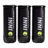 Pack C 3 Tubos De Bolas De Tênis Inni Tournament selo Itf 