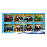 Pack C 8 Monster Trucks Live Clássicos 1 64 Hot Wheels