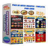 Pack Canva Encartes Supermercado Flyer Panfletos Editáveis