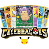 Pack Celebrações Cartas Raras Foil De Pokémon Em Português