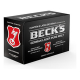 Pack Cerveja Beck s Puro Malte Lata 350ml Com 8 Unidades