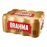 Pack Cerveja Brahma Zero Lata 350ml Com 12 Unidades
