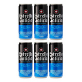 Pack Cerveja Espanhola Estrella Galicia Zero 0 0 6 X 330ml