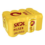 Pack Cerveja Skol Lata 350ml Com