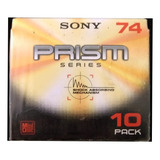 Pack Com 10 Md s Sony Prism 74 Minutos Lacrado