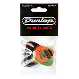 Pack Com 12 Palhetas Paletas Dunlop