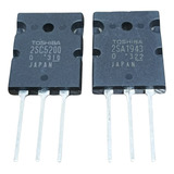 Pack Com 2 Pares 2sc5200 2sa1943 originais