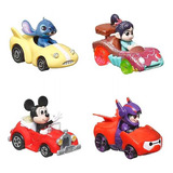 Pack Com 4 Miniaturas Disney Racers