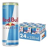 Pack De 24 Latas Red Bull Energético  Sem Açúcar  250ml
