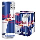 Pack De 4 Latas Red Bull Energético- Energy Drink- 355 Ml