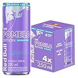 Pack De 4 Latas Red Bull Energético- Pomelo Edition- Sem Açúcar- 250ml