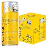 Pack De 4 Latas Red Bull Energético- Tropical- 250ml
