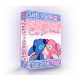 Pack De Artes Para Caneca Stitch E Angel 150 Arquivos