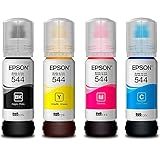 Pack De Refil De Tinta Epson T544   Preto  Vermelho  Amarelo  Azul