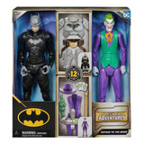 Pack Figuras Batman Vs Coringa C/ 30cm + Acessórios Sunny