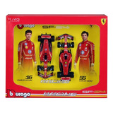 Pack Fórmula 1 Ferrari Sf24 Leclerc Sainz 2024 1 43 Burago