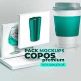 Pack Mockups Premium Copos