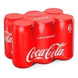 Pack Refrigerante Coca cola Lata 6 Unidades 310ml Cada 310 Gv