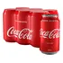Pack Refrigerante Coca-cola Original Lata 6 Unidades 350ml Cada Embalagem Econômica