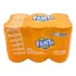 Pack Refrigerante Fanta Laranja Mini Lata 220ml C/ 6 Unid