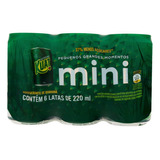 Pack Refrigerante Guaraná Kuat Mini Lata 6 Unidades 220ml Cada