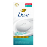 Pack Sabonete Barra Dove Pele Sensível 6 Unidades 90g Cada