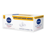 Pack Sabonete Barra Sensitive Nivea Caixa 6 Unidades 90g