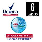 Pack Sabonete Em Barra Antibact Rexona Limpeza Profunda 6 Un