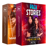 Pack Stories Animados Shows E Evento, Reels After Effects