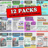 Pacotão Digital Completo 12 Packs Alta Conversão