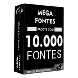 Pacote 10 000 Fontes