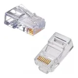 Pacote 100 Conector Cat6