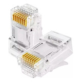 Pacote 100 Conector Rj45 Utp Cat5e