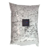 Pacote 1kg Papel Picado Branco Floquinho Quadrado