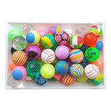 Pacote 500 Bolinhas Pula Pula 32mm Premium Vending Machine
