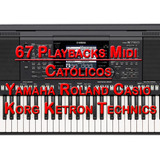 Pacote 67 Católicos Playbacks Midi Para Teclado Yamaha