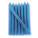 Pacote 8 Velas Palito 100 Parafina Varias Cores Coloridas