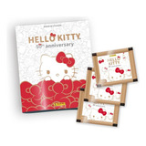 Pacote Álbum Panini Cor Branco   40 Envelopes Hello Kitty 50th Anniversary