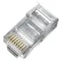 Pacote C/10000 Conector Rj-45 Cat5e - Banho De Ouro ! Otimo