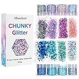 Pacote Com 10 Adesivos De Espelho De Vidro Quebrado Para Casca De Unhas Glitter Poeira Efeito De Poeira Arte De Lâmina Tendência De Estilhaçamento Papel De Milar De Gelo Ferramentas De Decoração De Arte De Unhas Lâmina De Laser Cor Aleatória