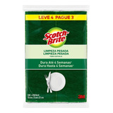 Pacote Com 10 Esponjas Scotch Brite Multiuso 3m Lava Louças