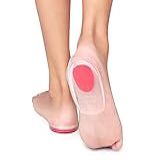 Pacote Com 2 - KidSole - Bojos De Gel Leves Para Absorção De Choque Para Crianças Com Saltos Sensíveis- Esporões No Calcanhar- Fascite Plantar Ou Dor No Tornozelo -rosa- -vermelho- -rosa Infantil Tamanho 2-6- -rosa Infantil Tamanho 2-6-