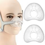 Pacote Com 2 Almofadas De Substituição Para Máscara Nasal AirFit N20 P Compatível Com Moldura Original N20 Silicone Macio Para Ajuste Confortável Vedação Confiável Conforto Premium E Acessórios