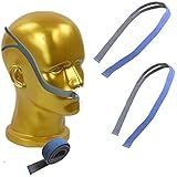 Pacote Com 2 Capas CPap Compatíveis Com Almofada Nasal ResMed Airfit P10 Máscara De Substituição Para Capacete Alça Azul E Cinza