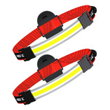 Pacote Com 2 Lâmpadas Lanterna Led Wide Beam Cob Bright For