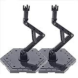 Pacote Com 2 Suportes De Exibição HG RG Hobby Base De Ação Gundam Modelo Hobby Escala 1 144 2 Peças Preto 